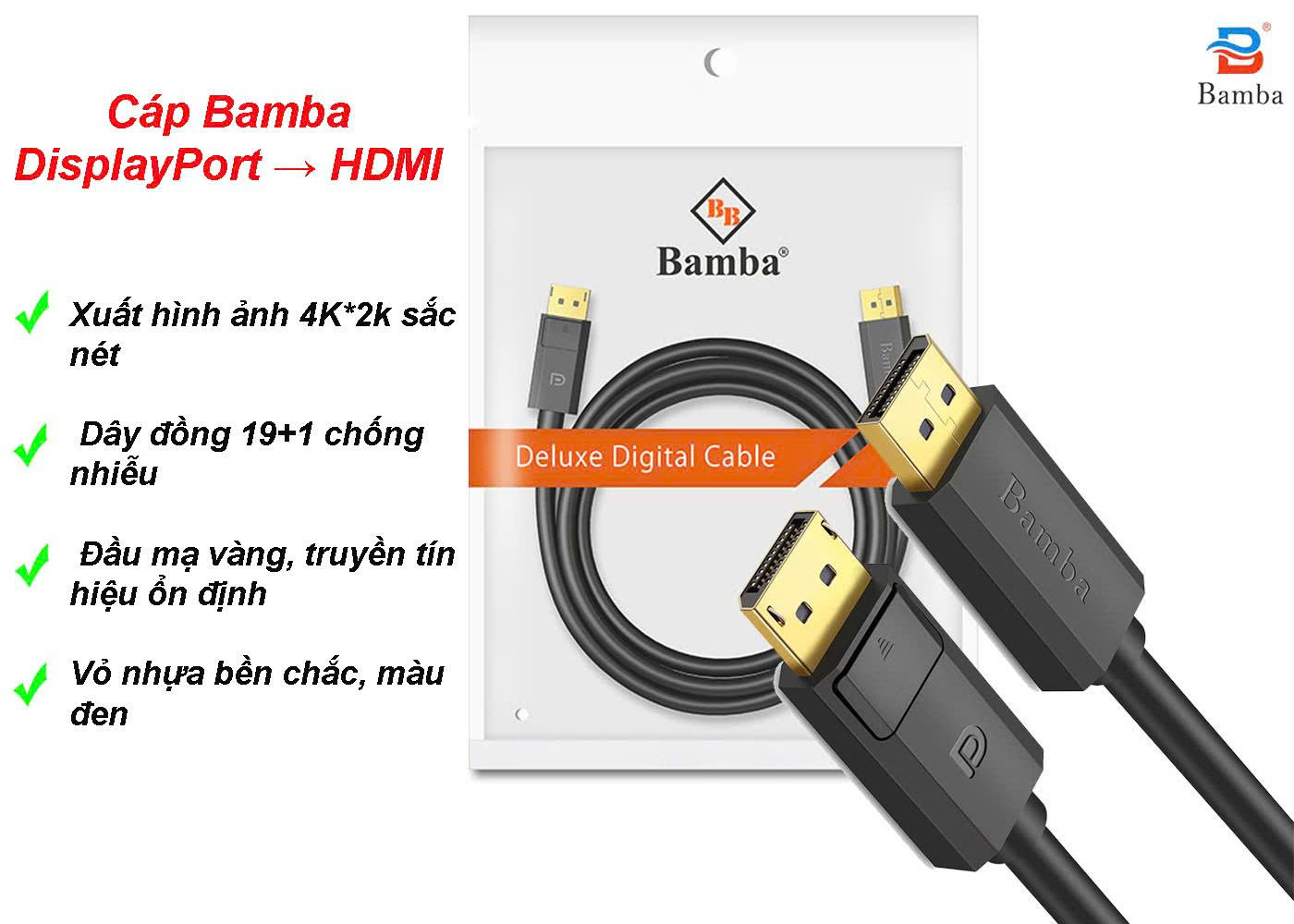 cáp DP - Hdmi